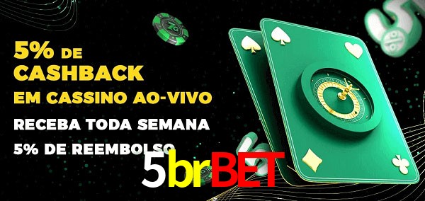 Promoções do cassino ao Vivo 5brbet